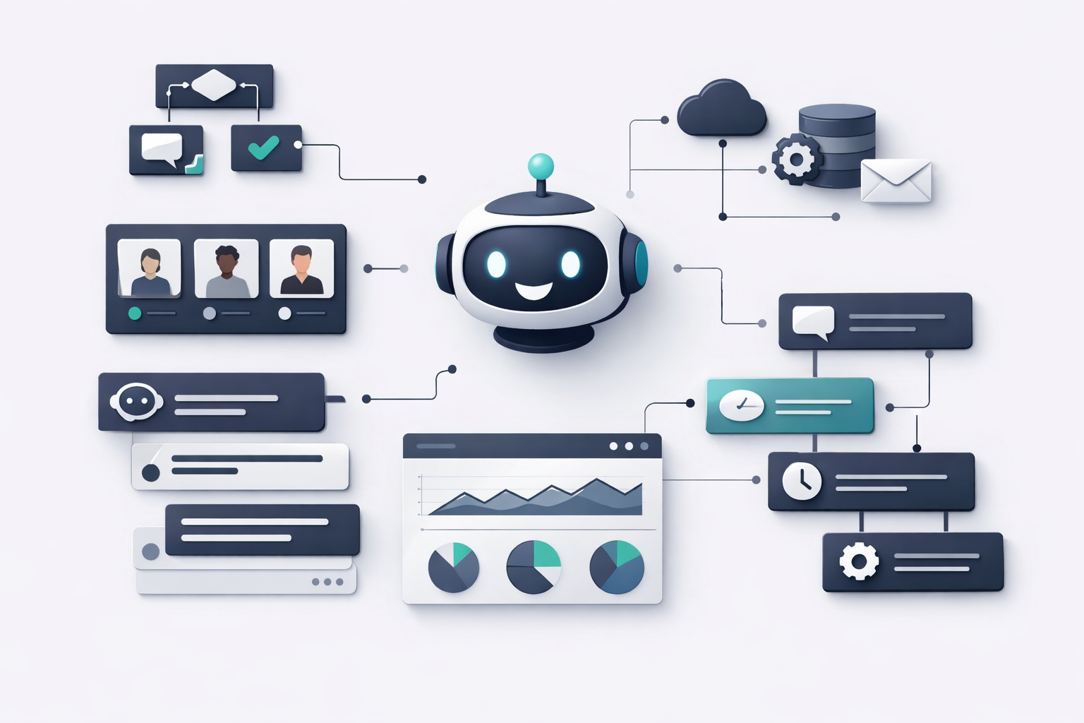 Proceso de implementación de bot inteligente
