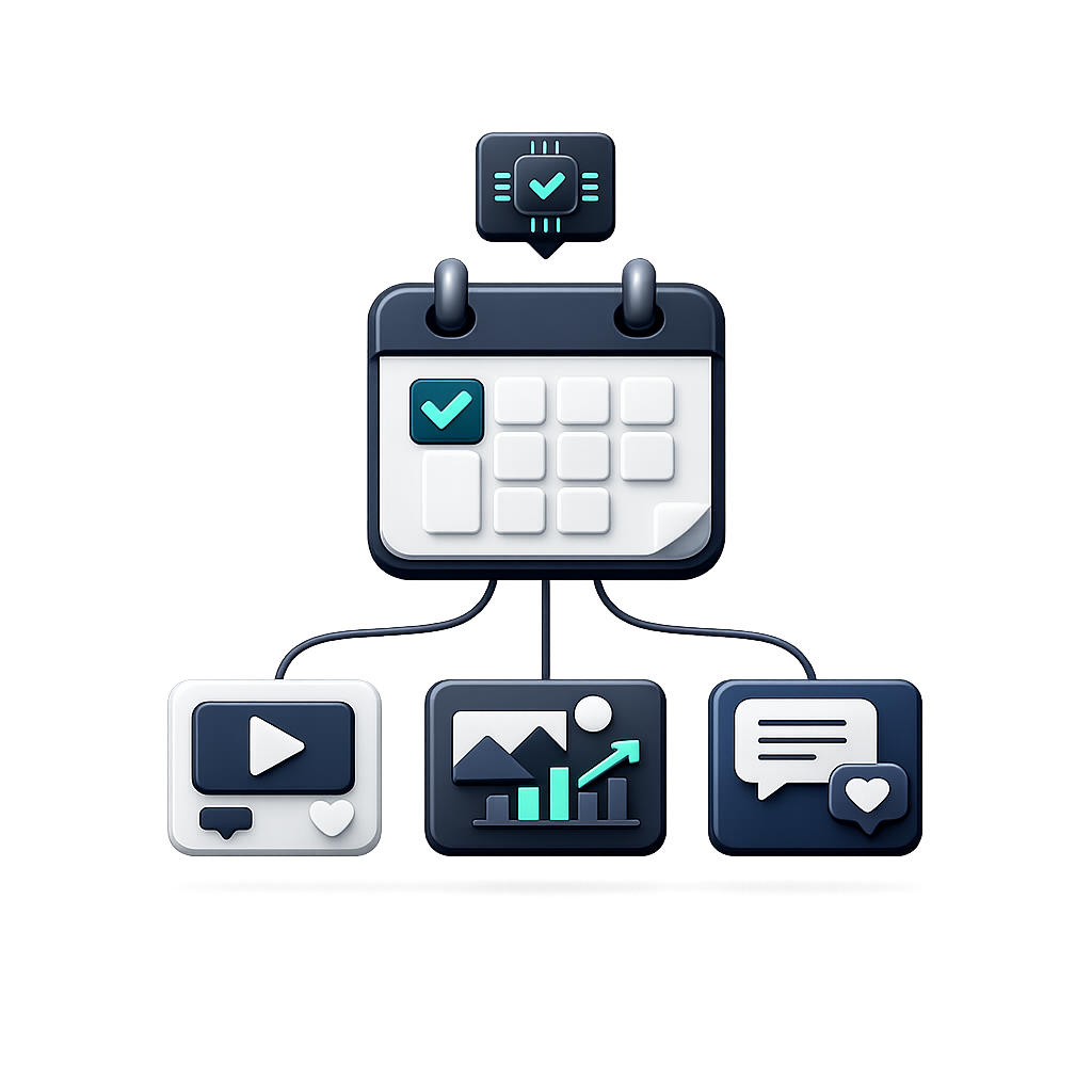 Planificación y calendario para redes con IA